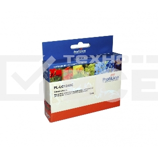 Картридж струйный для принтеров Brother LC1240С MFC-J6510DW/6710DW/6910DW/DJ525 Cyan водн ProfiLine