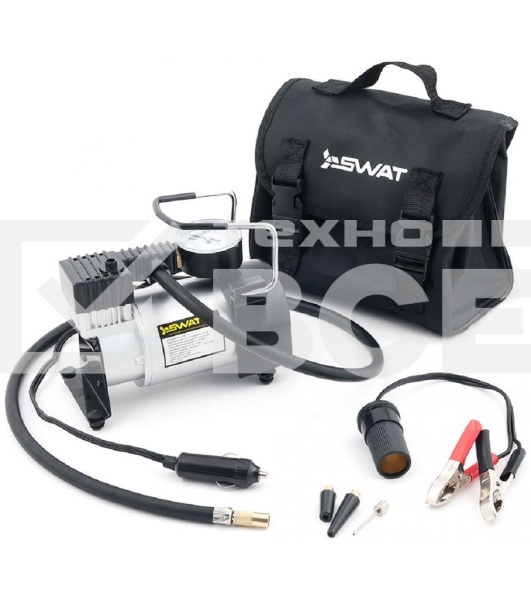 Автомобильный компрессор Swat SWT-106 60л/мин шланг 1м