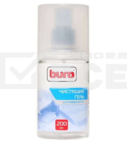 Чистящий набор (салфетки + гель) Buro BU-Gsurface (салфетка и гель) для поверхностей 200мл