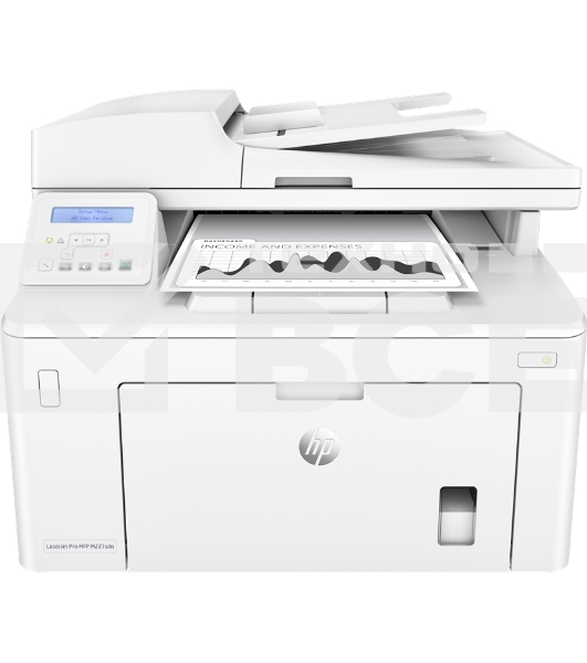 МФУ лазерный HP LaserJet Pro M227sdn (G3Q74A#B19), A4, ч/б, печ. до 28 стр/мин., скан. до 15 стр/мин., 1200 x 1200 dpi, USB, RJ-45