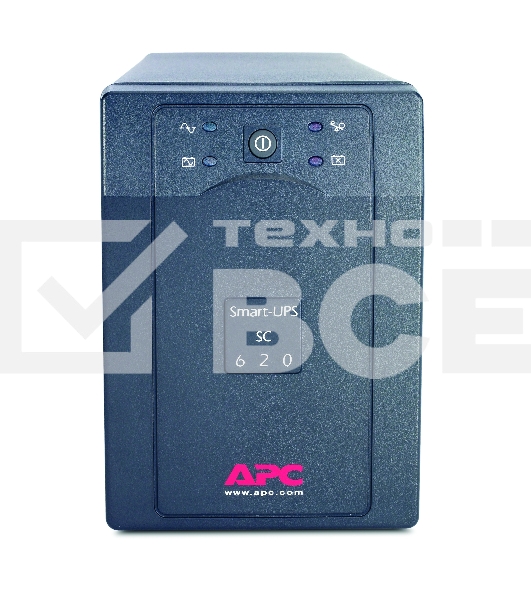 Источник бесперебойного питания APC Smart-UPS SC SC620I 390Вт 620ВА черный