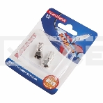 Разъем антенный на кабель штекер F для кабеля SAT (с резиновым уплотнителем) (блист.2шт) Rexant 06-0005-A2, фото2