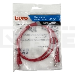 Патч-корд Buro cat5E 1м красный RJ-45 (m)-RJ-45 (m), фото2