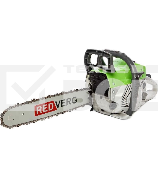 Бензопила RedVerg RD-GC45-16. 1800 Вт,2.40 л.с.,45,0см3, длина шины 40 см