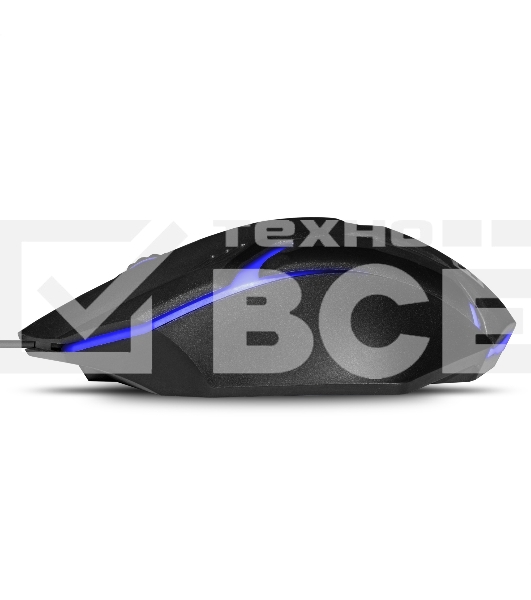 Мышь проводная ExeGate Gaming Standard Laser GML-17 черный, 1200 dpi, USB, кнопки - 3