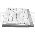 Клавиатура проводная A4Tech Fstyler FKS11, USB, белый/серый, фото13
