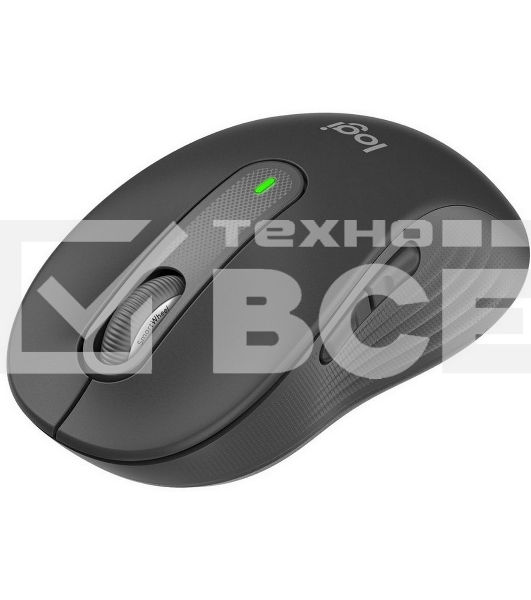 Мышь беспроводная Logitech Signature M650 графитовый, 4000 dpi, радиоканал, Bluetooth, USB, кнопки - 5