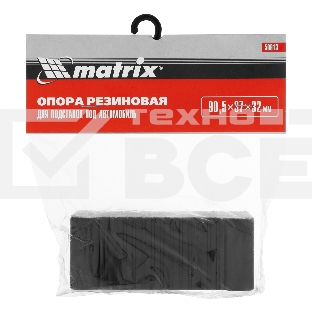 Резиновая опора MATRIX для подставок под автомобиль 2т, 3т