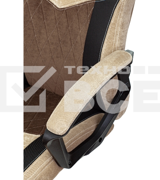 Кресло игровое Бюрократ VIKING 6 KNIGHT BR FABRIC коричневый, крестовина металл/пластик