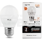 Лампа GAUSS LED Elementary Globe 6W E27 2700K Арт.LD53216, фото2