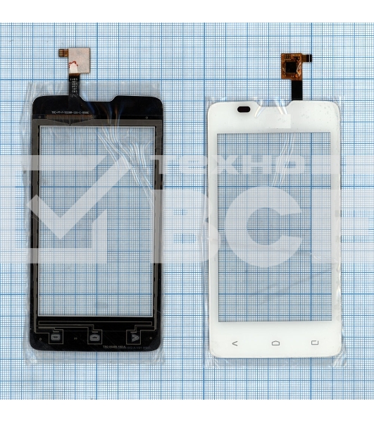 Сенсорное стекло (тачскрин) для Fly IQ449 Pronto, белое