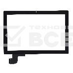 Сенсорное стекло (тачскрин) для Lenovo Miix 520-12IKB, черное, фото2