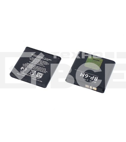 Аккумуляторная батарея BP-6M для Nokia 3250/6151/6233/6280/6288/9300/N73/N77/N93