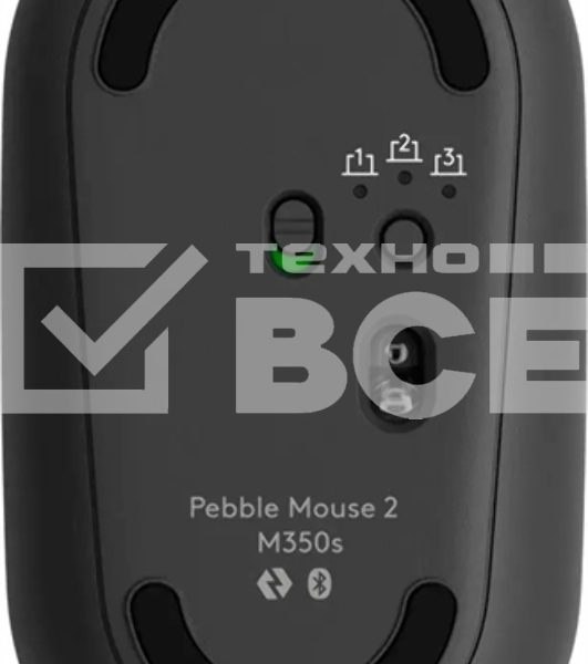 Мышь беспроводная Logitech Pebble 2 M350S графитовый, 4000 dpi, Bluetooth, кнопки - 3