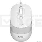 Мышь проводная A4Tech Fstyler FM10S белый/серый, 1600 dpi, USB, кнопки - 4, фото2