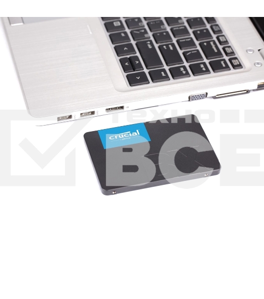 Накопитель SSD Crucial BX500, 500Gb, 2.5