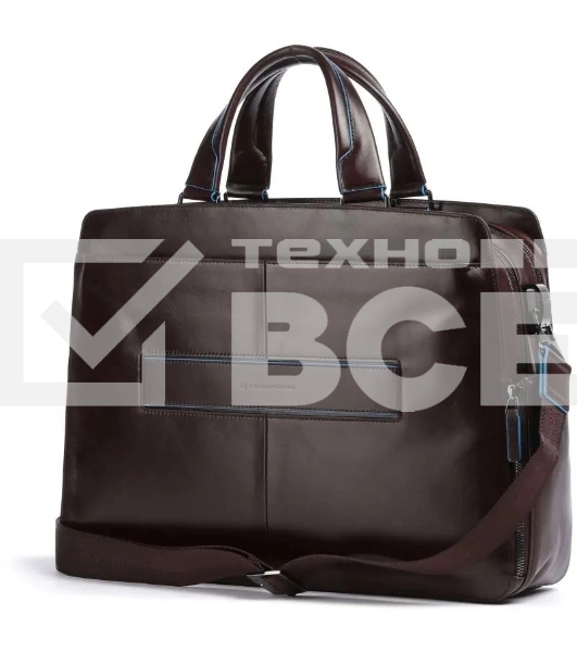 Сумка для ноутбука Piquadro Blue Square CA6590B2/MO, натур.кожа, красное дерево