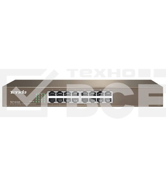 Коммутатор 16PORT 10/100M TEF1016D TENDA