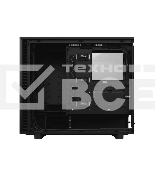 Корпус Fractal Design DEFINE 7 BLACK - DARK TG / mid tower / E-ATX / dark tint tempered glass / 3x140mm fans inc. / FD-C-DEF7A-03