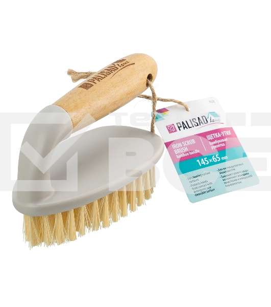 Щетка-утюг 145х65 мм, бамбуковая рукоятка, Home Palisad