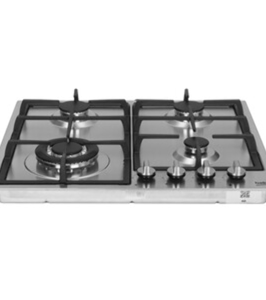 Встраиваемая газовая варочная поверхность Beko HIYG 64225 SXO нержавеющая сталь