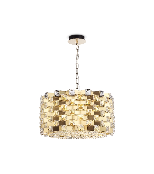 Люстра Ambrella light LH41003/12 BS/CL латунь/прозрачный E14*12 max 40W D540*290