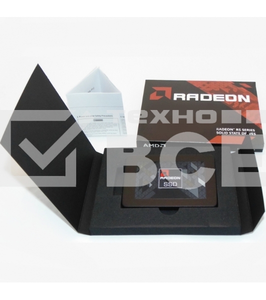 Накопитель SSD AMD Radeon R5 R5SL240G, 240Gb, 2.5', SATA III, R/W 530/420