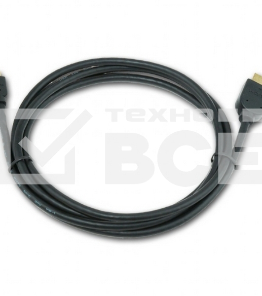 Кабель Cablexpert HDMI-micro HDMI CC-HDMID-6, 19M/19M, v2.0, медь, позол.разъемы, экран, 1.8м, черный, пакет