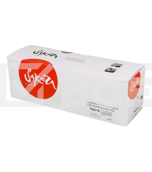 Картридж Sakura TN241M для Brother  HL-3140CW, HL-3150CDW, HL-3170CDW, DCP-9020CDW, MFC-9140CDN, MFC-9330CDW, MFC-9340CDW, пурпурный, 1400 к.