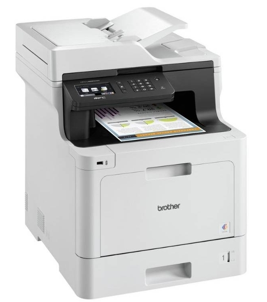 МФУ Brother DCP-L8410CDW, цветной светодиодный принтер/сканер/копир A4, сеть