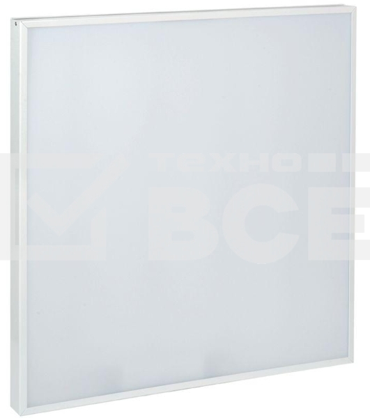 Светильник светодиодный Iek LDVO0-6576-50-4000-K01 ДВО 6576 595х595х25мм 50Вт 4000К опал аналог люм.свет. 4х18 накладных или в потолок Армстронг