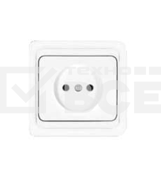 Розетка 1-м СП Валери 16А IP20 бел. Universal В0022
