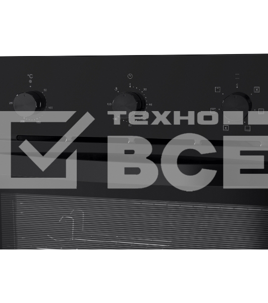 Духовой шкаф электрический Maunfeld EOEC.586B2 черный, встраиваемый
