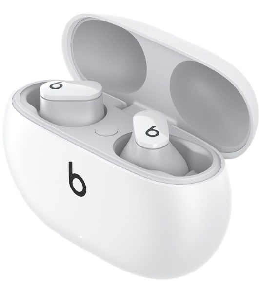 Гарнитура вкладыши Beats Studio Buds True Wireless Noise Cancelling белый беспроводные bluetooth в ушной раковине (MJ4Y3EE/A)