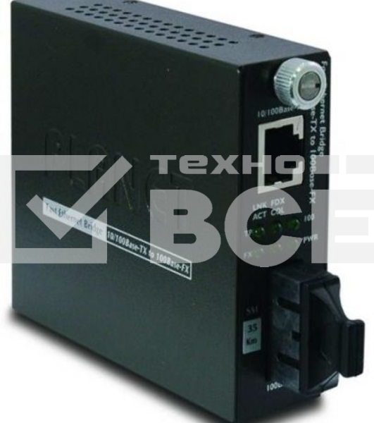 Медиа конвертер Planet FST-802 10/100Base-TX to 100Base-FX (SC) Smart Media Converter
