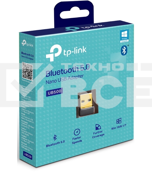 Адаптер Bluetooth TP-Link UB500 Bluetooth 5.0 Nano USB 2.0