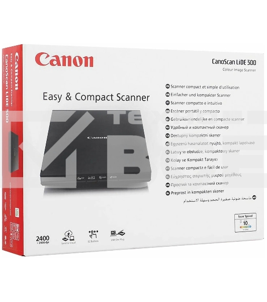 Планшетный сканер Canon CanoScan LiDE 300 (Hi-Speed USB 2.0, A4 / Letter (216 x 297 мм), 2400 x 4800 точек на дюйм)