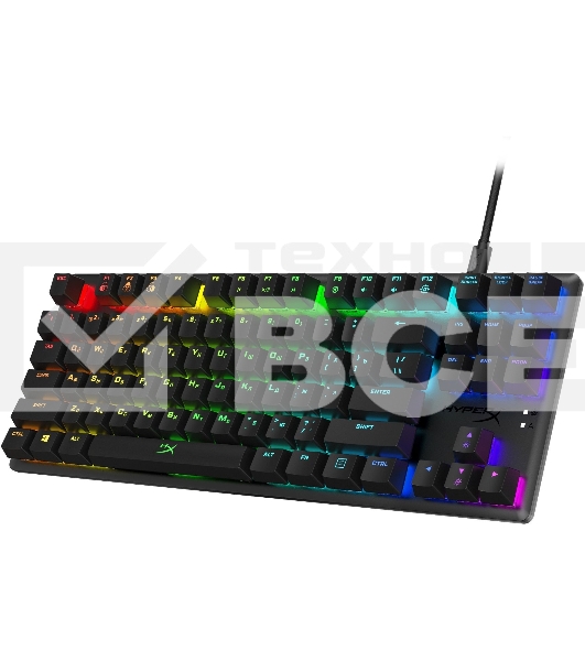 Клавиатура HyperX Alloy Origins Core RGB механическая черный USB for gamer LED (4P5P3AA#ABA)