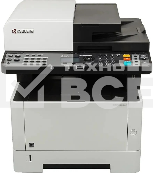 МФУ лазерный Kyocera Ecosys M2040dn (Азия) (1102S33AX0), A4, ч/б, печ. до 40 стр/мин., скан. до 40 стр/мин. (ч/б) 23 стр/мин. (цвет), 1200 x 1200 dpi (печать) 600x600dpi (скан.), USB, RJ-45 (старт.картр. TK-1178)