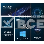 Wi-Fi  Bluetooth PCI Адаптер Mercusys AC1200 Dual-Band Wi-Fi Bluetooth  PCI Express Adapter, фото5