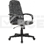 Кресло руководителя Бюрократ CH 002 Fabric 3C1 серый, крестов. пластик, фото10