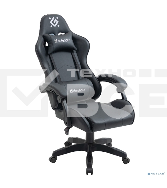 Кресло игровое Defender Dayto черный, класс 3, металл, PU