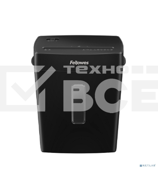 Шредер Fellowes PowerShred Р-42С черный (секр.P-4) фрагменты 8лист. 15лтр. скрепки скобы пл.карты