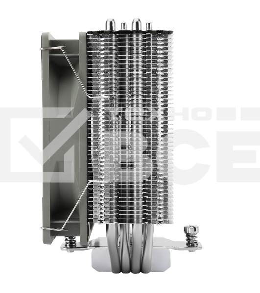 Кулер для процессора Thermalright Assassin Spirit 120 V2 серебристый/черный/серый (4-pin PWM, 154mm, Al/Cu, 4x6mm, 1x120mm, 66.17CFM, 25.6dBA, 1500RPM, S: 1851/1700/1200/115X, AM5/AM4)
