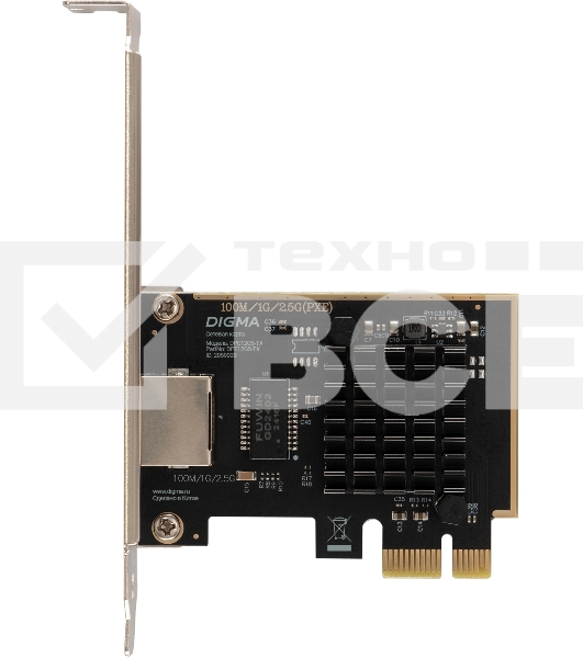 Сетевая карта 2.5G Ethernet Digma DPE12G5-TX PCI Express