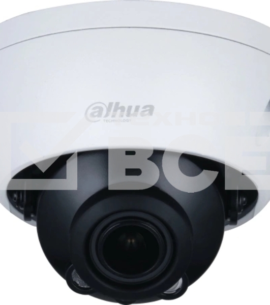 Уличная купольная IP-видеокамера DAHUA  2Мп; 1/2.8” CMOS; моторизованный объектив 2.8~12 мм; механический ИК-фильтр; чувствительность 0.008лк@F1.7; сжатие: H.265+, H.265, H.264+, H.264, MJPEG; 2 потока