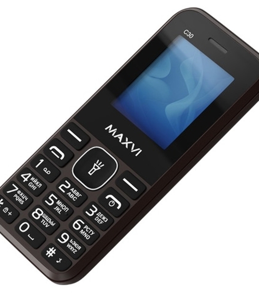 Мобильный телефон Maxvi C30 коричневый