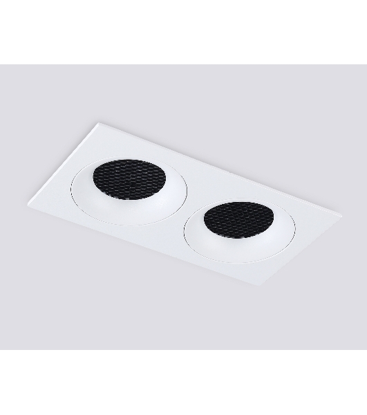 Светильник встраиваемый Ambrella light TN102731/2 WH белый GU5.3 175*92*23