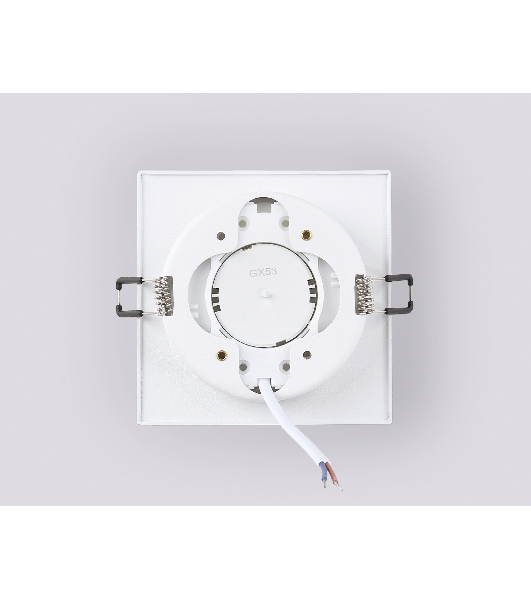 Светильник Ambrella light TN52421 WH/FR белый/белый матовый GX53 max 12W 105*105*45