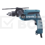 Дрель ударная Makita HP1640K 680Вт патрон:кулачковый реверс (кейс в комплекте), фото 1